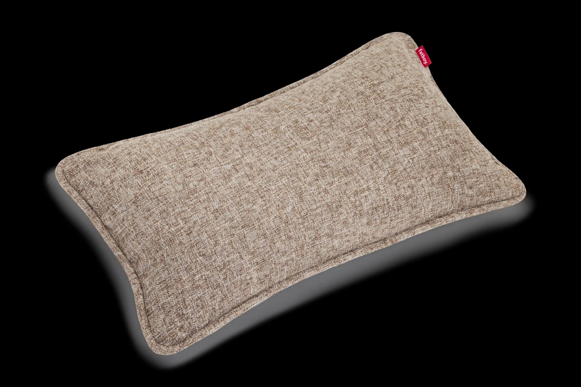 Puff Pillow Boucle Dekokissen, braun, 65x24 cm