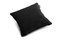 Square Pillow Velvet Dekokissen, schwarz, 50x50x5 cm