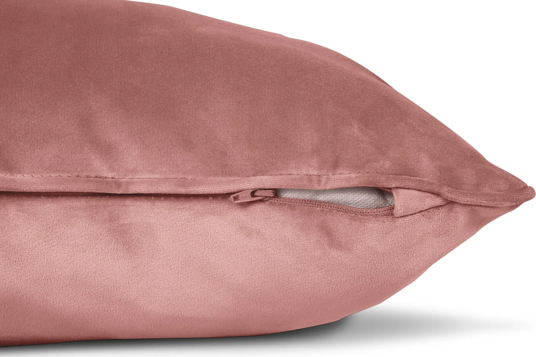 Square Pillow Velvet Dekokissen, rosa, 50x50x5 cm