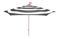 Stripesol 350 cm Sonnenschirm, schwarz, 350x350x280 cm