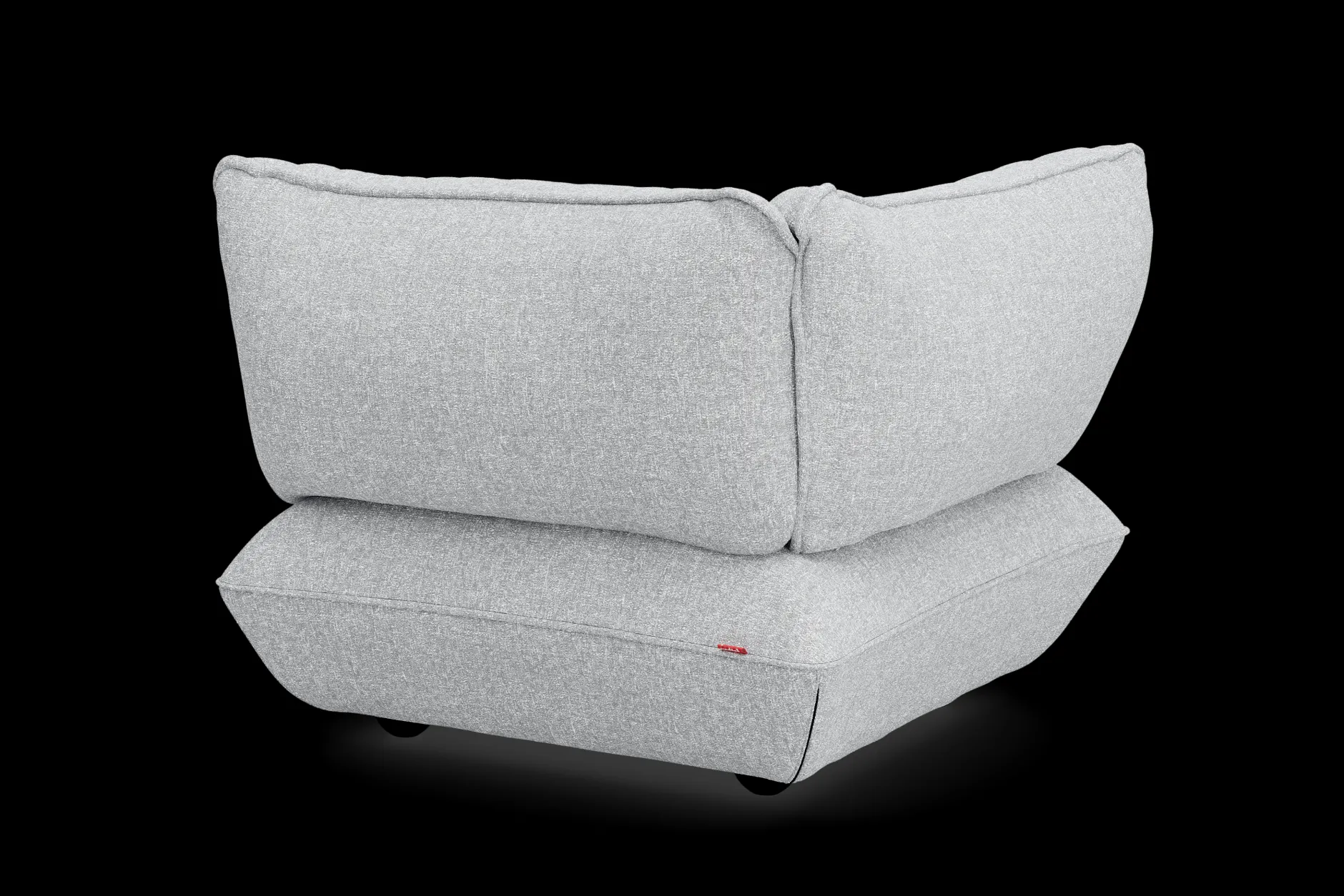 Sumo Corner Seat Boucle Corner Seat, grau, 108x108x90 cm
