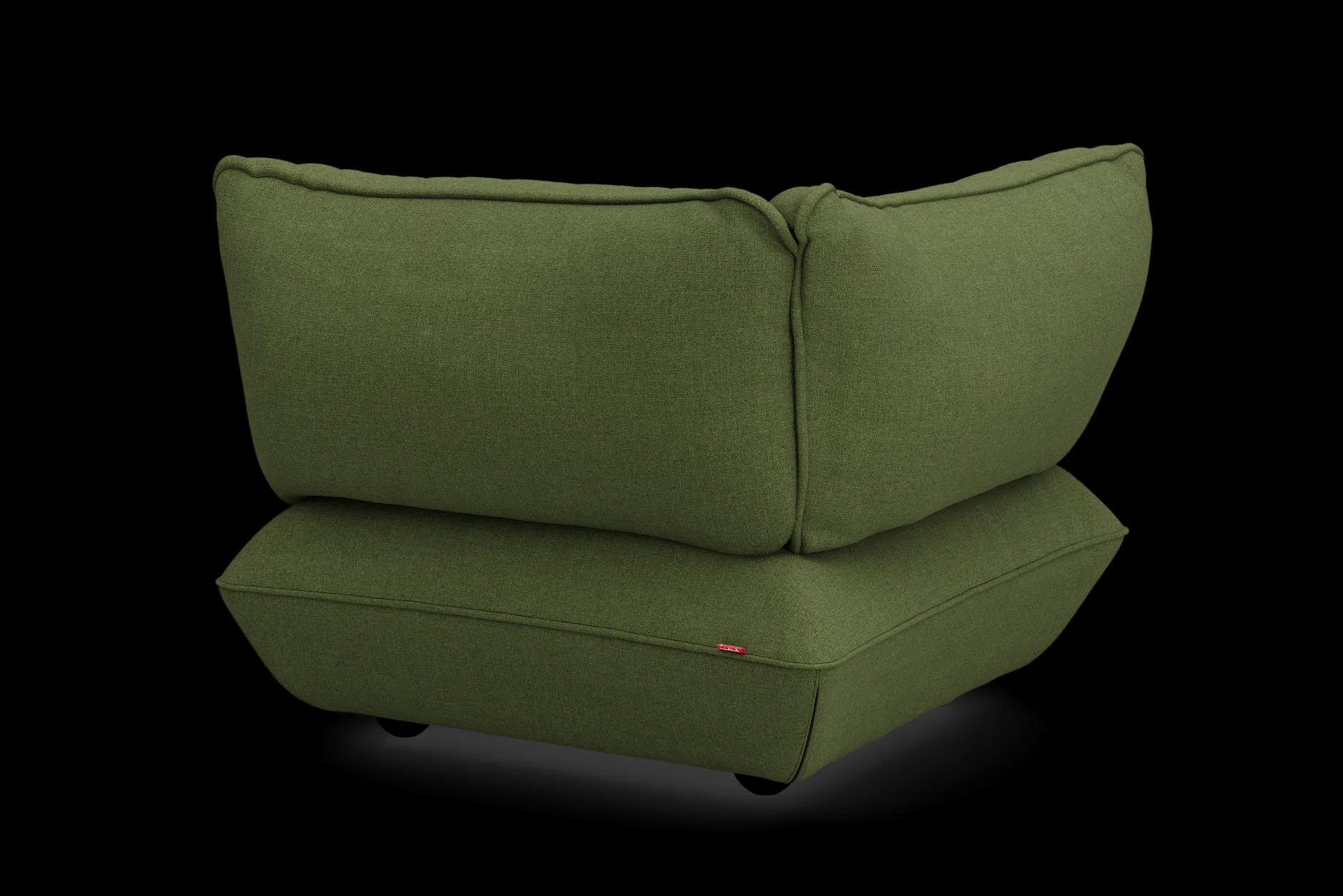Sumo Corner Seat Boucle Corner Seat, grün, 108x108x90 cm