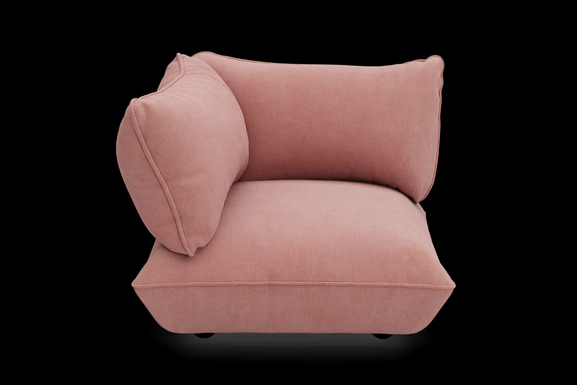 Sumo Corner Seat Left Cord Corner Seat, rosa,cm