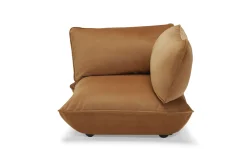 Sumo Corner Seat Velvet Corner Seat, braun, 108x108x90 cm