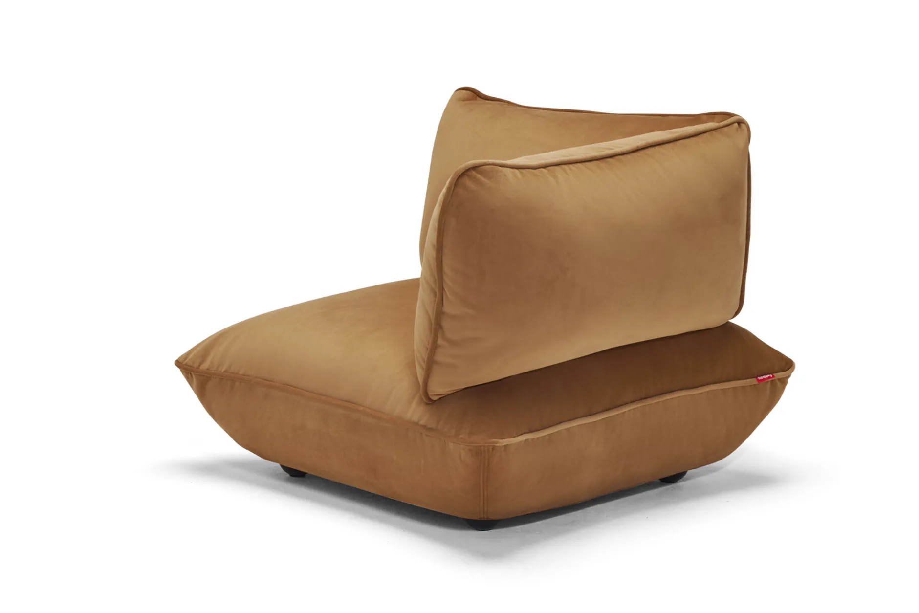 Sumo Corner Seat Velvet Corner Seat, braun, 108x108x90 cm
