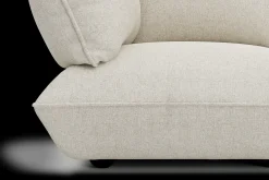 Sumo Corner Sofa Boucle Beige Modulares Indoor-Sofa, 301x108x90 cm