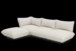 Sumo Corner Sofa Boucle Beige Modulares Indoor-Sofa, 301x108x90 cm