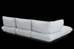 Sumo Corner Sofa Boucle Light Grey Melange Modulares Indoor-Sofa, 301x108x90 cm