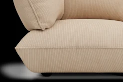 Sumo Corner Sofa Left Cord Beige Modulares Indoor-Sofa, 301x108x90 cm