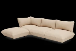 Sumo Corner Sofa Left Cord Beige Modulares Indoor-Sofa, 301x108x90 cm