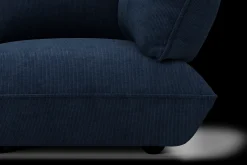 Sumo Corner Sofa Right Cord Deep Blue Modulares Indoor-Sofa, 301x108x90 cm