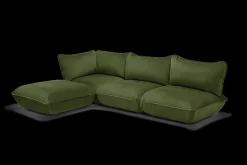 Sumo Corner Sofa Velvet Modulares Indoor-Sofa, 301x108x90 cm