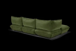 Sumo Corner Sofa Velvet Modulares Indoor-Sofa, 301x108x90 cm