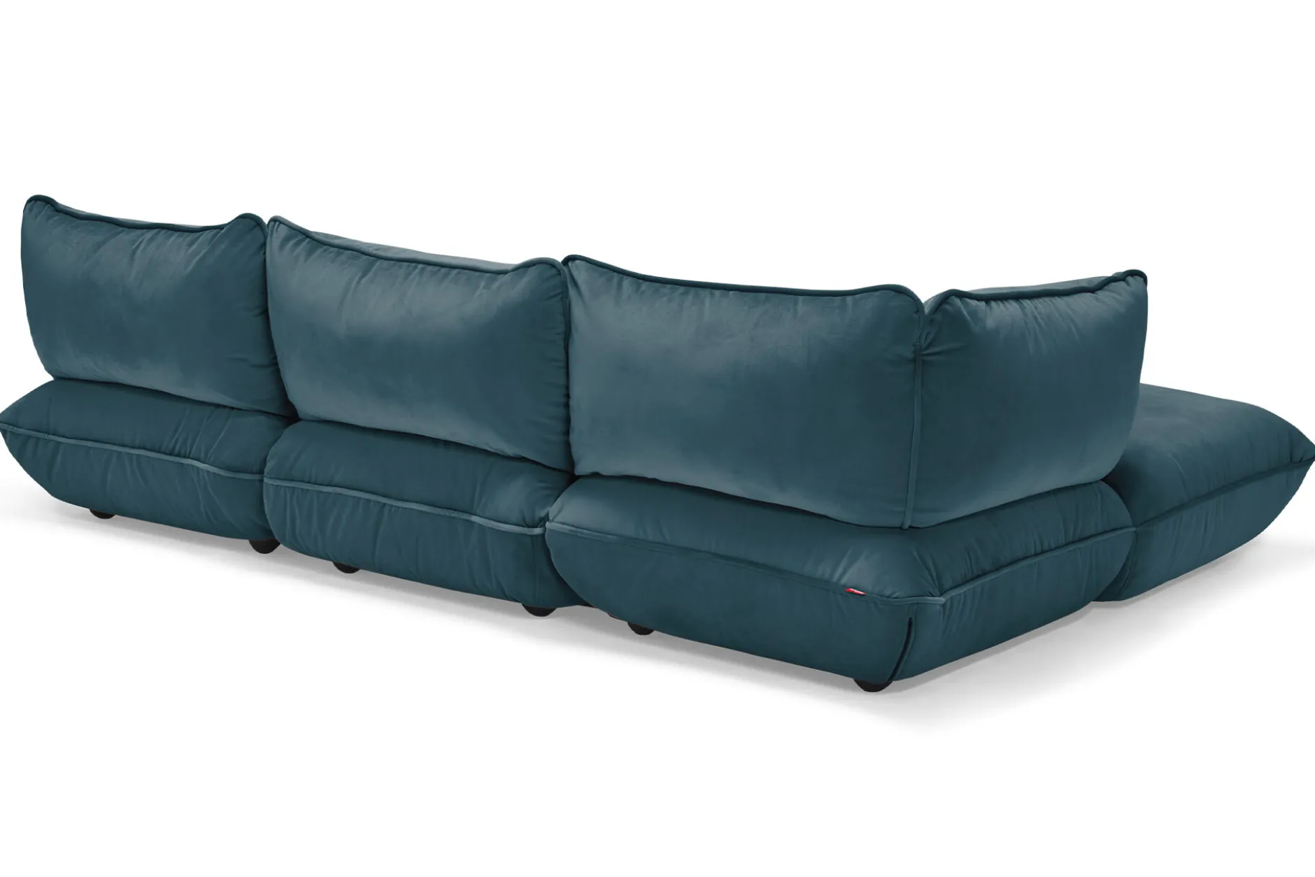 Sumo Corner Sofa Velvet Modulares Indoor-Sofa, 301x108x90 cm