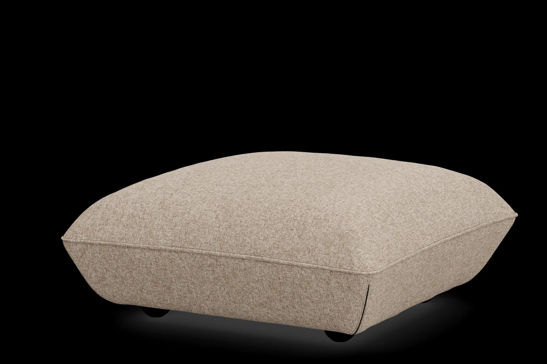 Sumo Hocker Boucle Hocker, braun, 108x108x44 cm