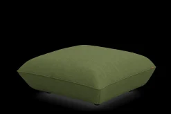 Sumo Hocker Boucle Hocker, grün, 108x108x44 cm