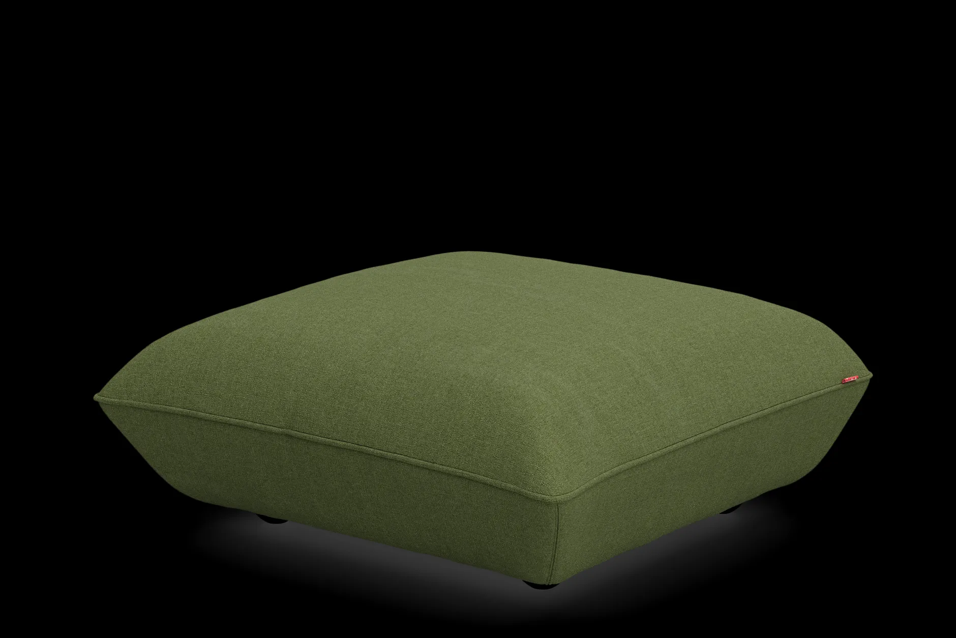 Sumo Hocker Boucle Hocker, grün, 108x108x44 cm