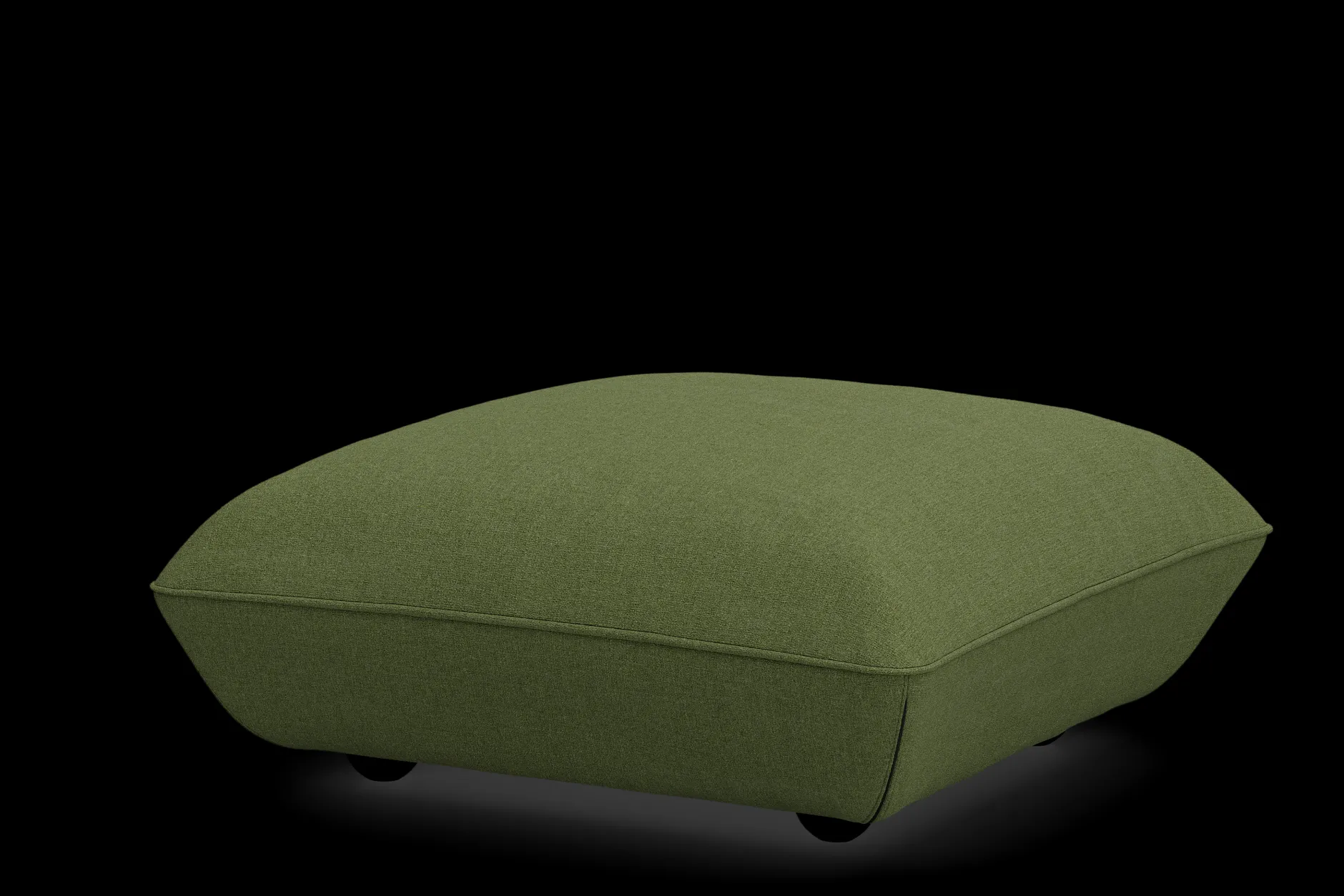Sumo Hocker Boucle Hocker, grün, 108x108x44 cm