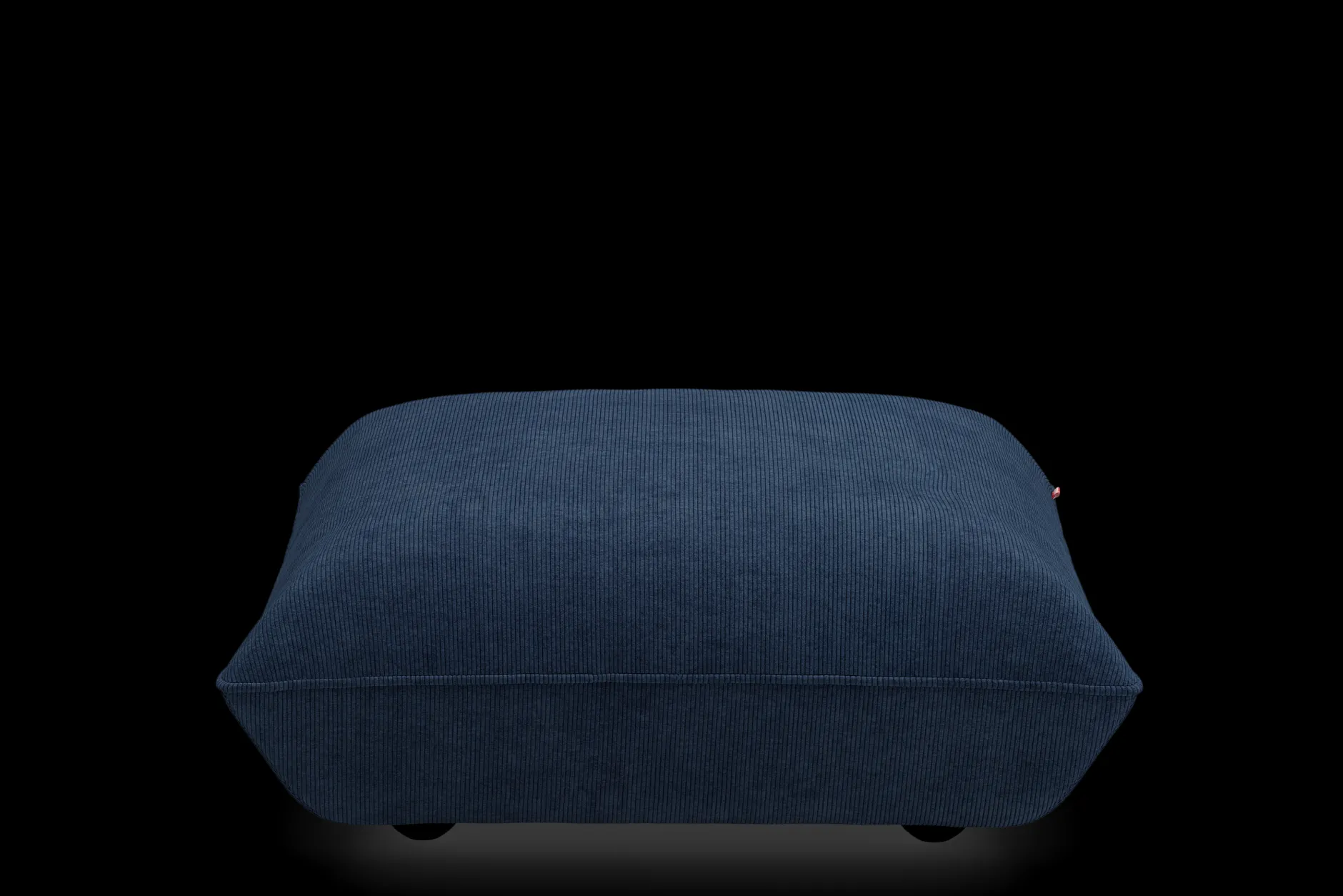 Sumo Hocker Cord Hocker, blau, 108x108x44 cm