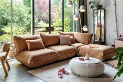 Sumo Hocker Velvet Hocker, braun, 108x108x44 cm