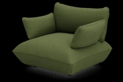 Sumo Loveseat Boucle Leaf Green Loveseat, 114x108x90 cm