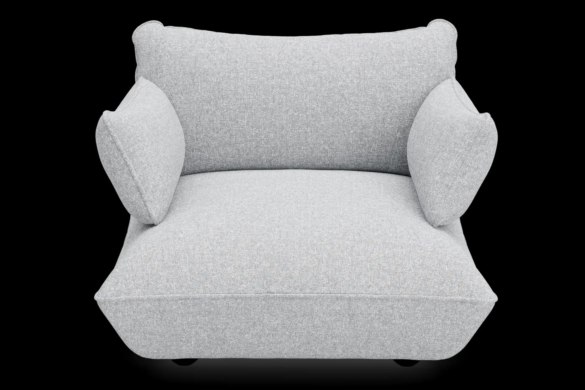Sumo Loveseat Boucle Light Grey Melange Loveseat, 114x108x90 cm