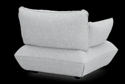 Sumo Loveseat Boucle Light Grey Melange Loveseat, 114x108x90 cm