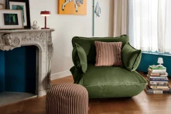 Sumo Loveseat Velvet Deep Green Loveseat, 114x108x90 cm