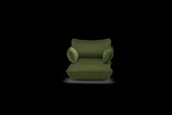 Sumo Loveseat Velvet Deep Green Loveseat, 114x108x90 cm