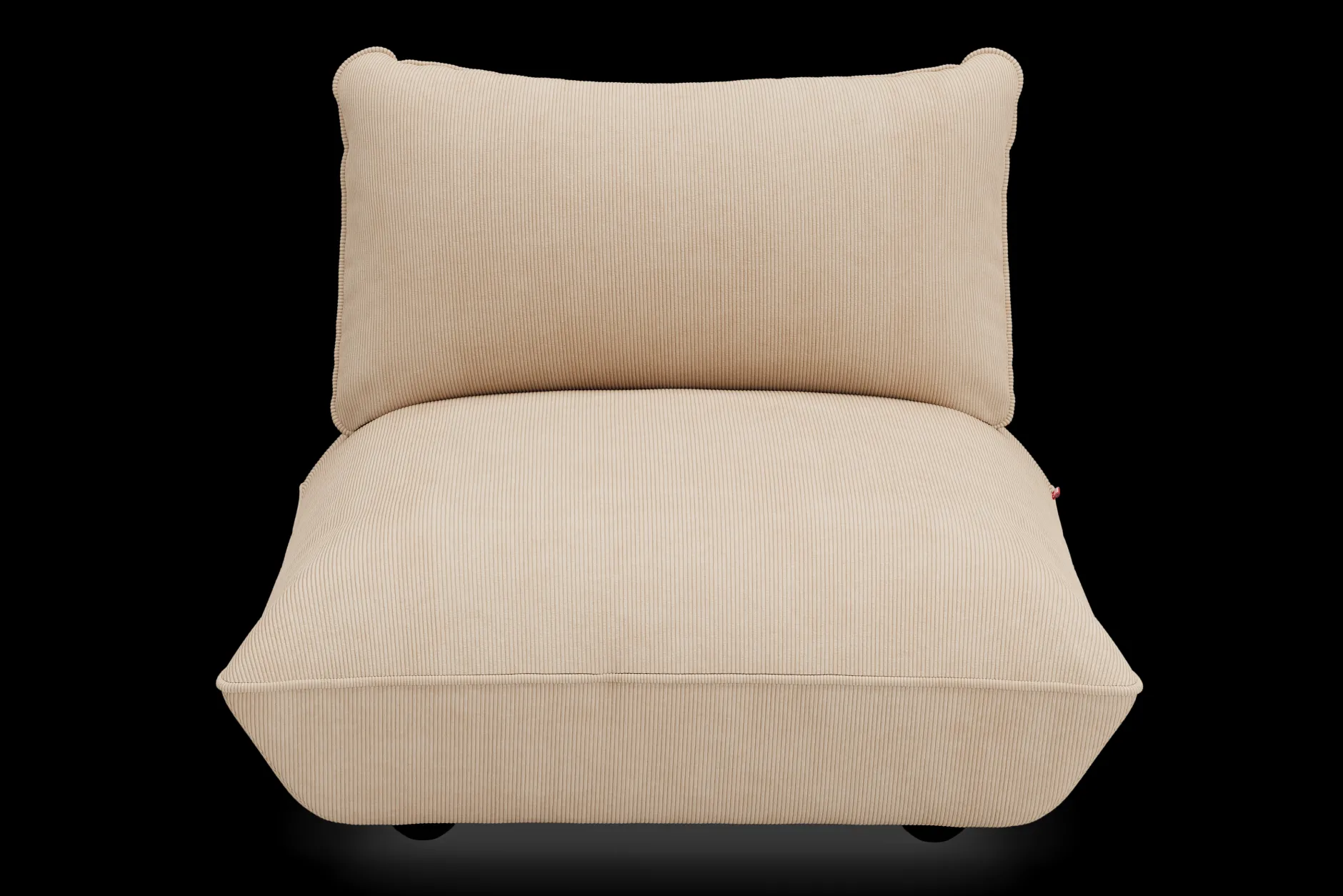 Sumo Seat Cord Seat, beige, 108x108x90 cm