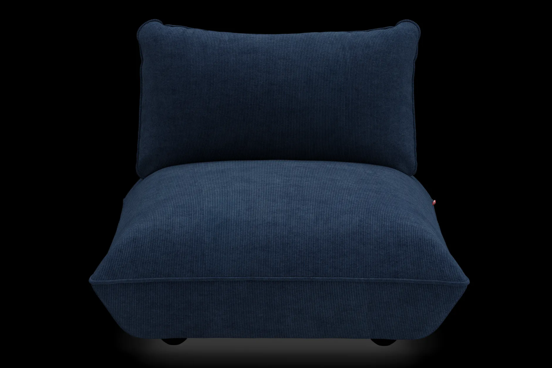 Sumo Seat Cord Seat, blau, 108x108x90 cm