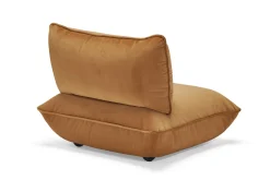 Sumo Seat Velvet Seat, braun, 108x108x90 cm