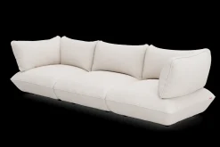 Sumo Sofa Grand Boucle Creme Modulares Indoor-Sofa, 301x108x90 cm