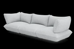 Sumo Sofa Grand Boucle Light Grey Melange Modulares Indoor-Sofa, 301x108x90 cm