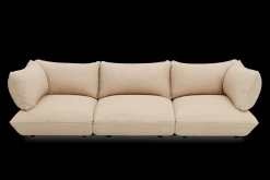 Sumo Sofa Grand Cord Beige Modulares Indoor-Sofa, 301x108x90 cm