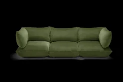 Sumo Sofa Grand Velvet Deep Green Modulares Indoor-Sofa, 301x108x90 cm