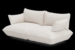 Sumo Sofa Medium Boucle Creme Modulares Indoor-Sofa, 210.5x108x90 cm