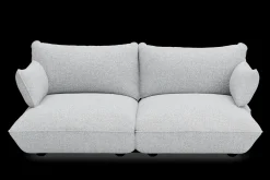Sumo Sofa Medium Boucle Light Grey Melange Modulares Indoor-Sofa, 210.5x108x90 cm