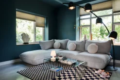 Sumo Sofa Medium Boucle Light Grey Melange Modulares Indoor-Sofa, 210.5x108x90 cm