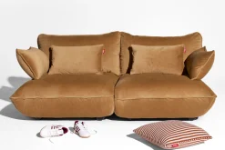 Sumo Sofa Medium Velvet Almond Modulares Indoor-Sofa, 210.5x108x90 cm