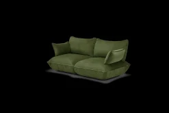 Sumo Sofa Medium Velvet Deep Green Modulares Indoor-Sofa, 210.5x108x90 cm