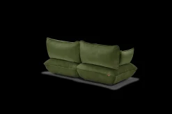 Sumo Sofa Medium Velvet Deep Green Modulares Indoor-Sofa, 210.5x108x90 cm