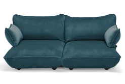 Sumo Sofa Medium Velvet Petrol Modulares Indoor-Sofa, 210.5x108x90 cm