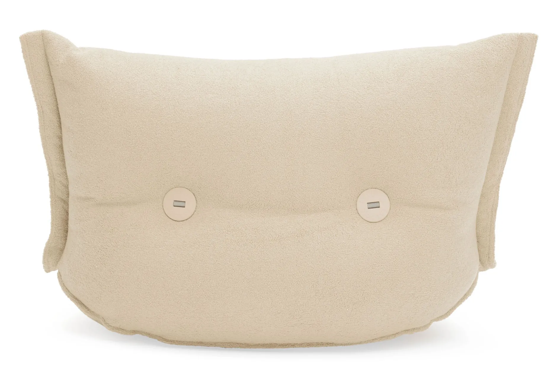 the BonBaron Sherpa Loungesessel, beige, 120x120x75 cm