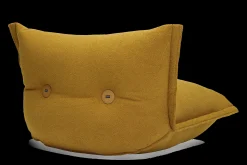 the BonBaron Sherpa Loungesessel, gold, 120x120x75 cm