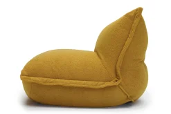 the BonBaron Sherpa Loungesessel, gold, 120x120x75 cm