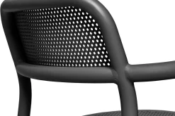 Toní Armchair Gartenstuhl mit Armlehne, schwarz, 59.5x54.5x80.5 cm