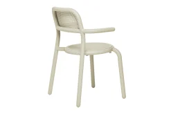 Toní Armchair Gartenstuhl mit Armlehne, beige, 59.5x54.5x80.5 cm