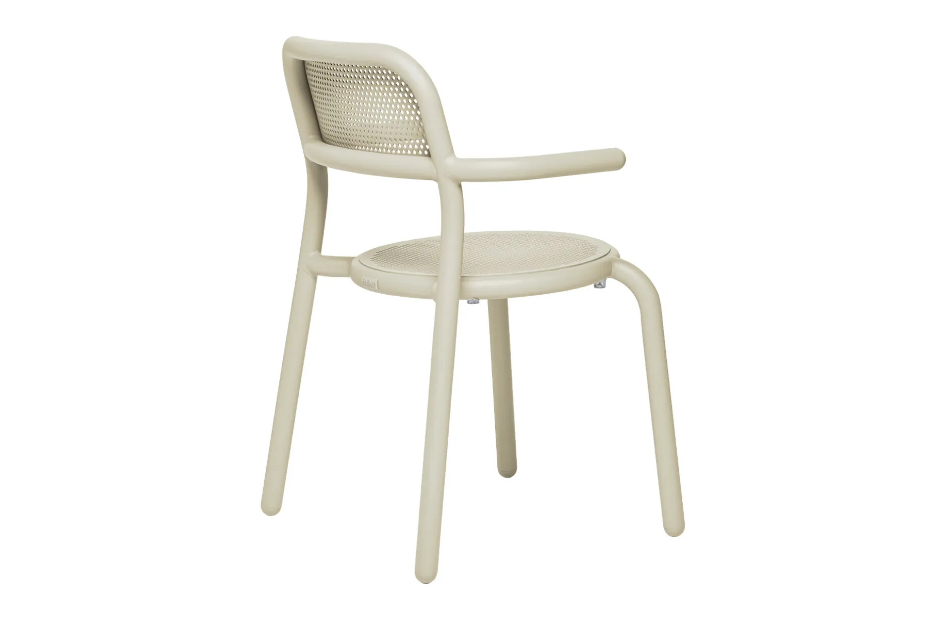 Toní Armchair Gartenstuhl mit Armlehne, beige, 59.5x54.5x80.5 cm