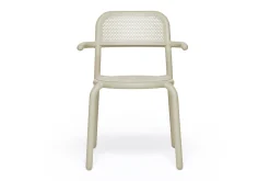 Toní Armchair Gartenstuhl mit Armlehne, beige, 59.5x54.5x80.5 cm